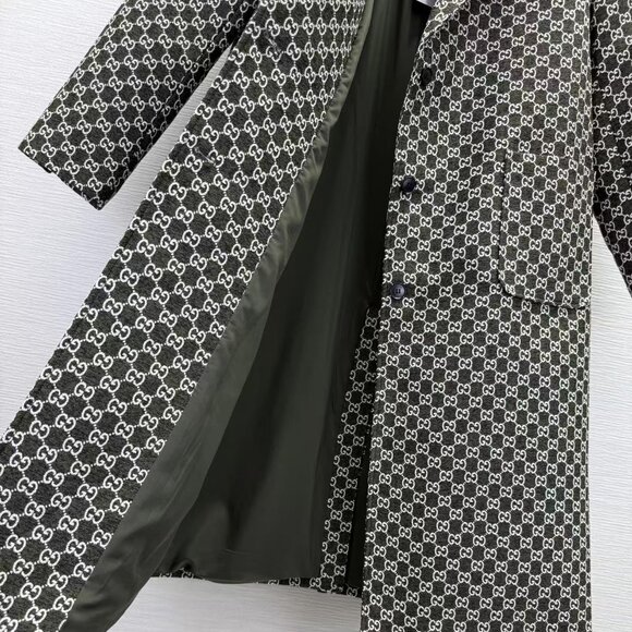 GUCCI Black and White Women's Coat - Picture 4 of 4